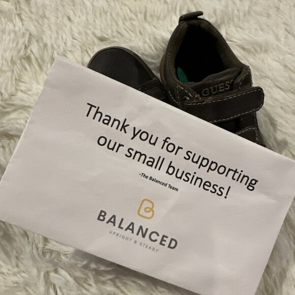 Guess toddler hook and loop shoes 8 NWOT brown designer - Picture 7 of 7